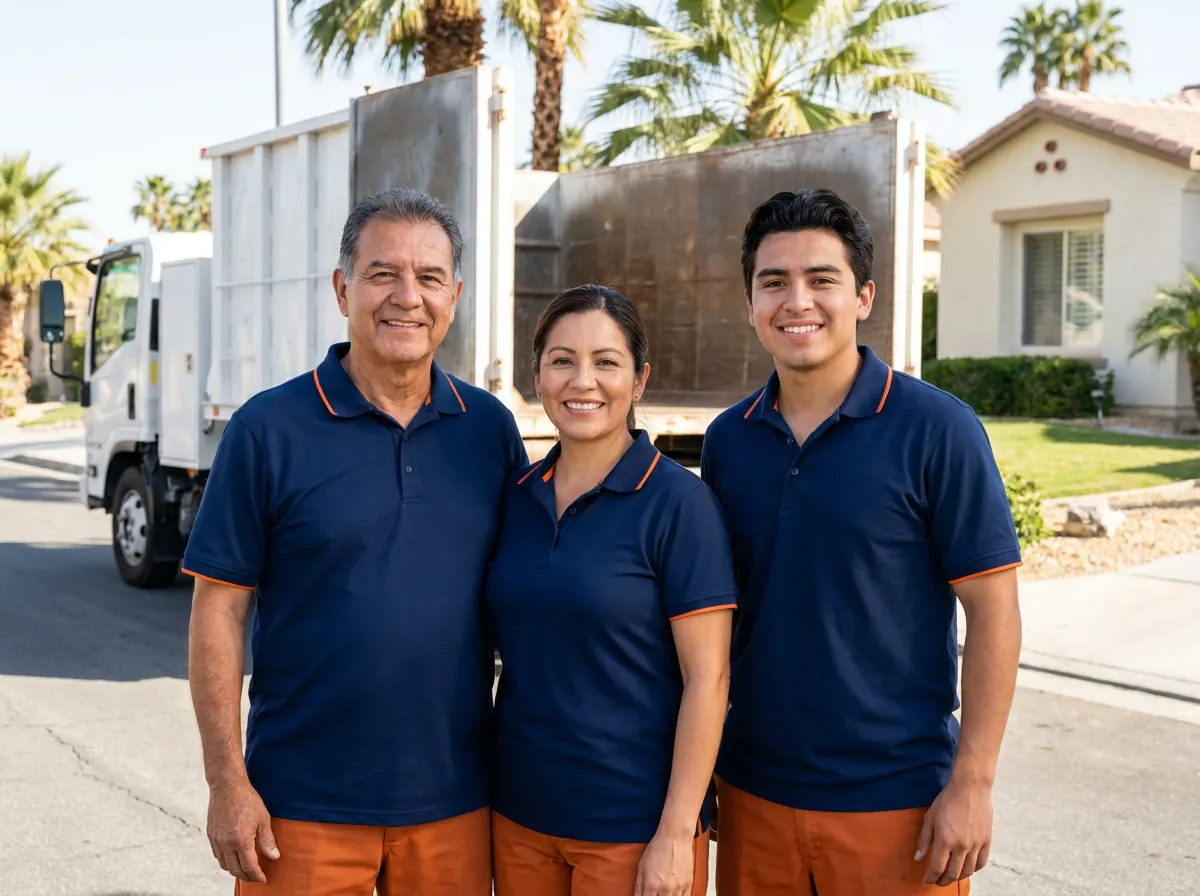 Dumpzilla Dumpster Rentals dumpster rentals service team in Palm Springs, CA
